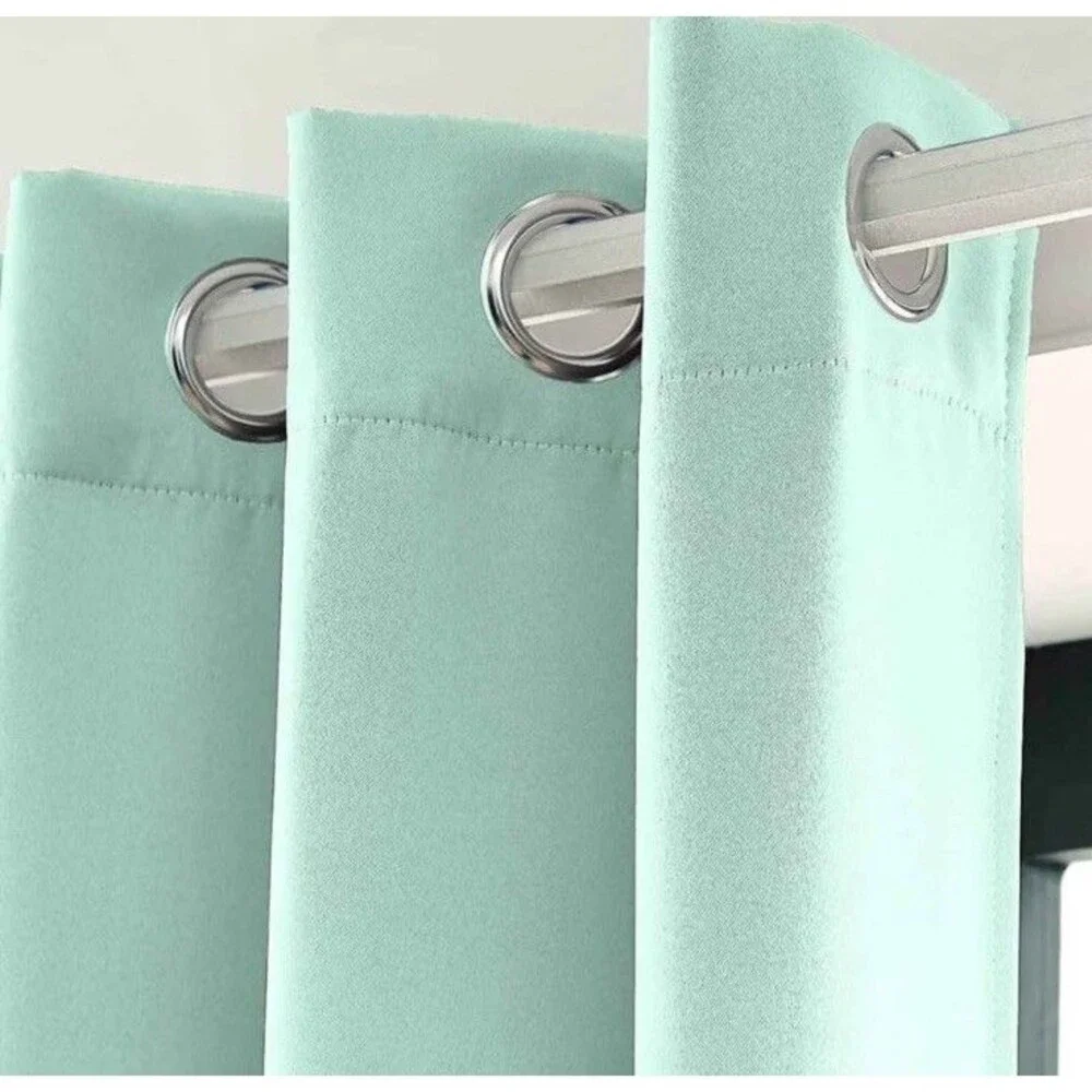 LA PALMA Thermal Insulated Blackout Curtains 52”W x 84”L (Pack of 2)